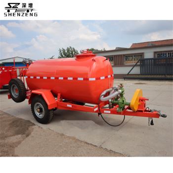 3-5噸水罐拖車、園林農(nóng)藥噴灑水罐車、道路除塵水罐拖車