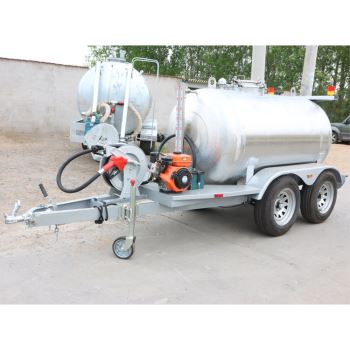 2000L304不銹鋼油罐拖車(chē)